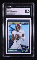 Jalen Milroe 2025 Score Rookies #29 RC (CGC 8.5) at PristineAuction.com