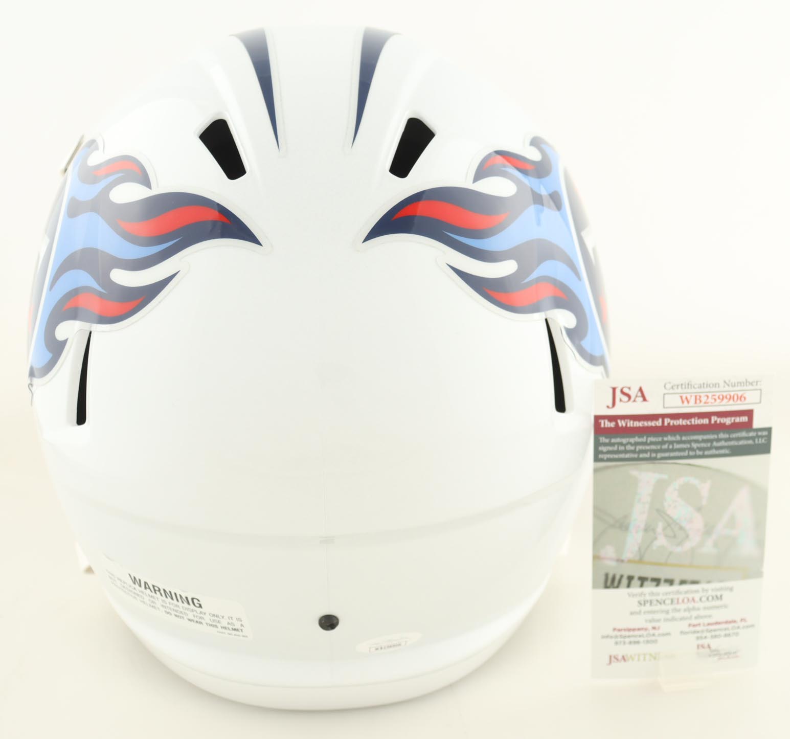 Tyjae Spears Signed Titans Full-Size Speed Helmet (JSA) at PristineAuction.com Tyjae Spears Signed Titans Full-Size Speed Helmet (JSA) at PristineAuction.com