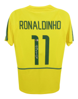 Ronaldinho Signed Brazil National Team Nike Authentic Jersey (Beckett) at PristineAuction.com