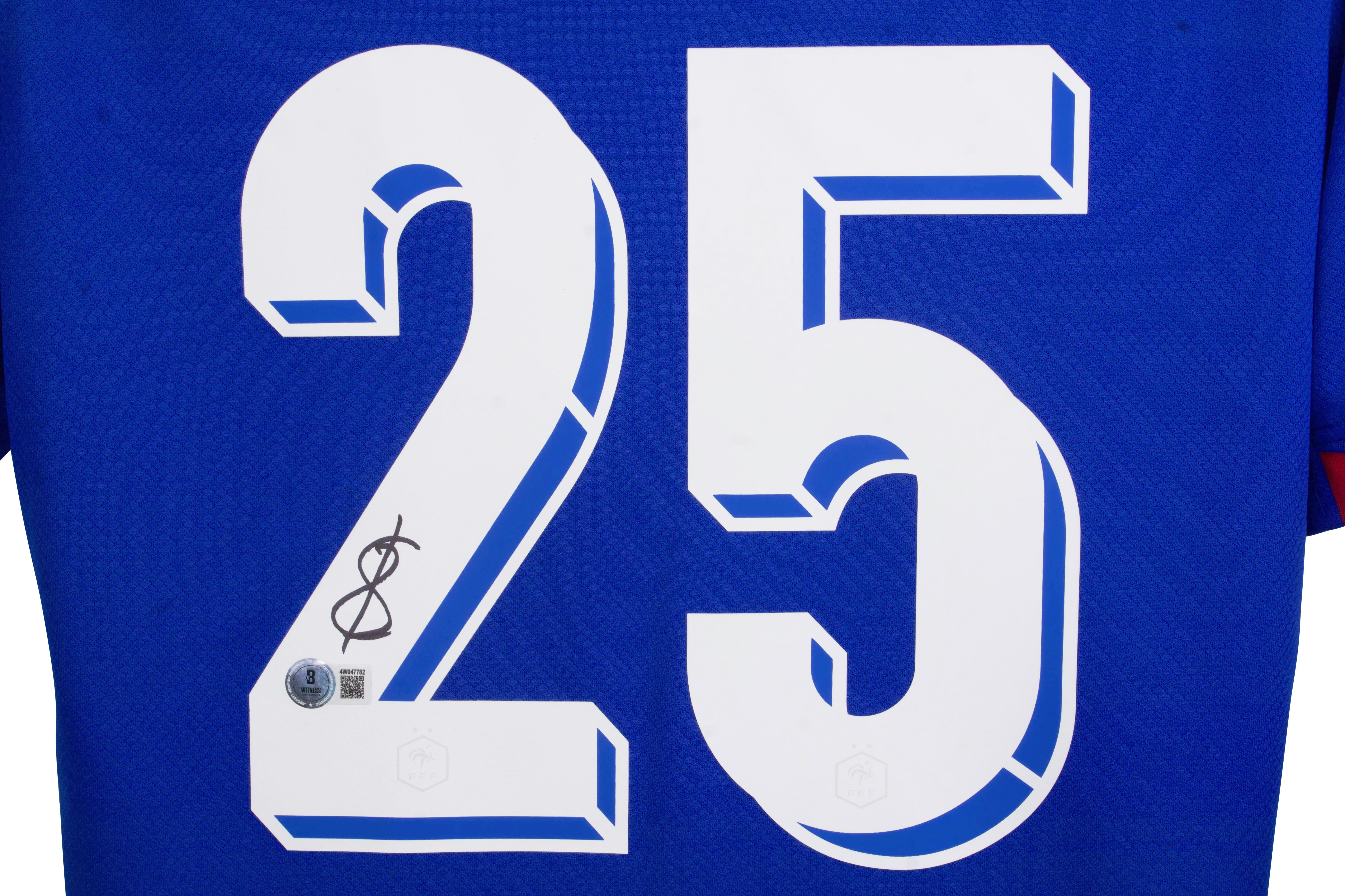 Bradley Barcola Signed France National Team Nike Authentic Jersey (Beckett) at PristineAuction.com Bradley Barcola Signed France National Team Nike Authentic Jersey (Beckett) at PristineAuction.com