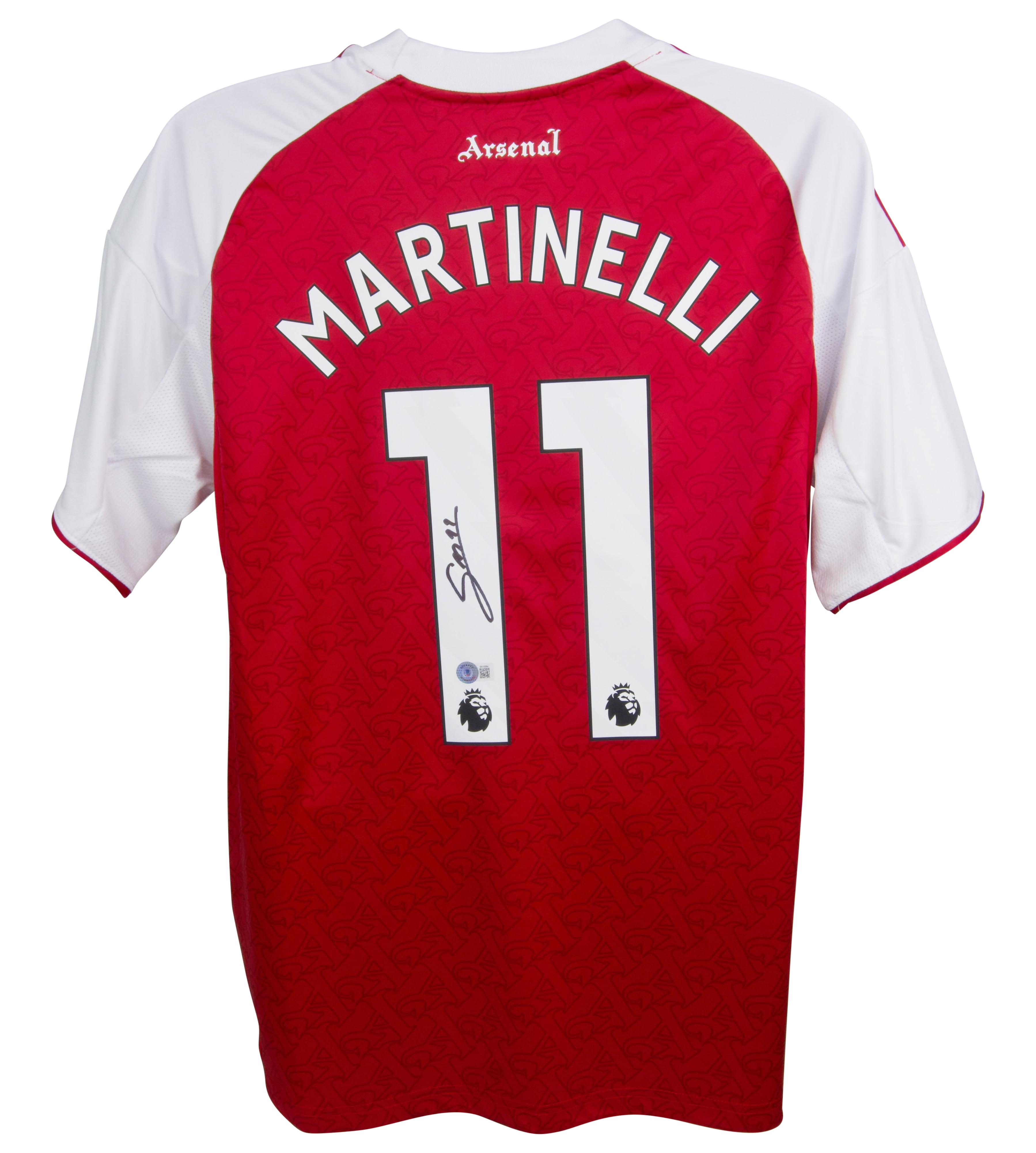 Gabriel Martinelli Signed Arsenal Adidas Authentic Jersey (Beckett) at PristineAuction.com Gabriel Martinelli Signed Arsenal Adidas Authentic Jersey (Beckett) at PristineAuction.com