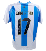 Alejandro Garnacho Signed Argentina National Team Adidas Authentic Jersey (Beckett) at PristineAuction.com