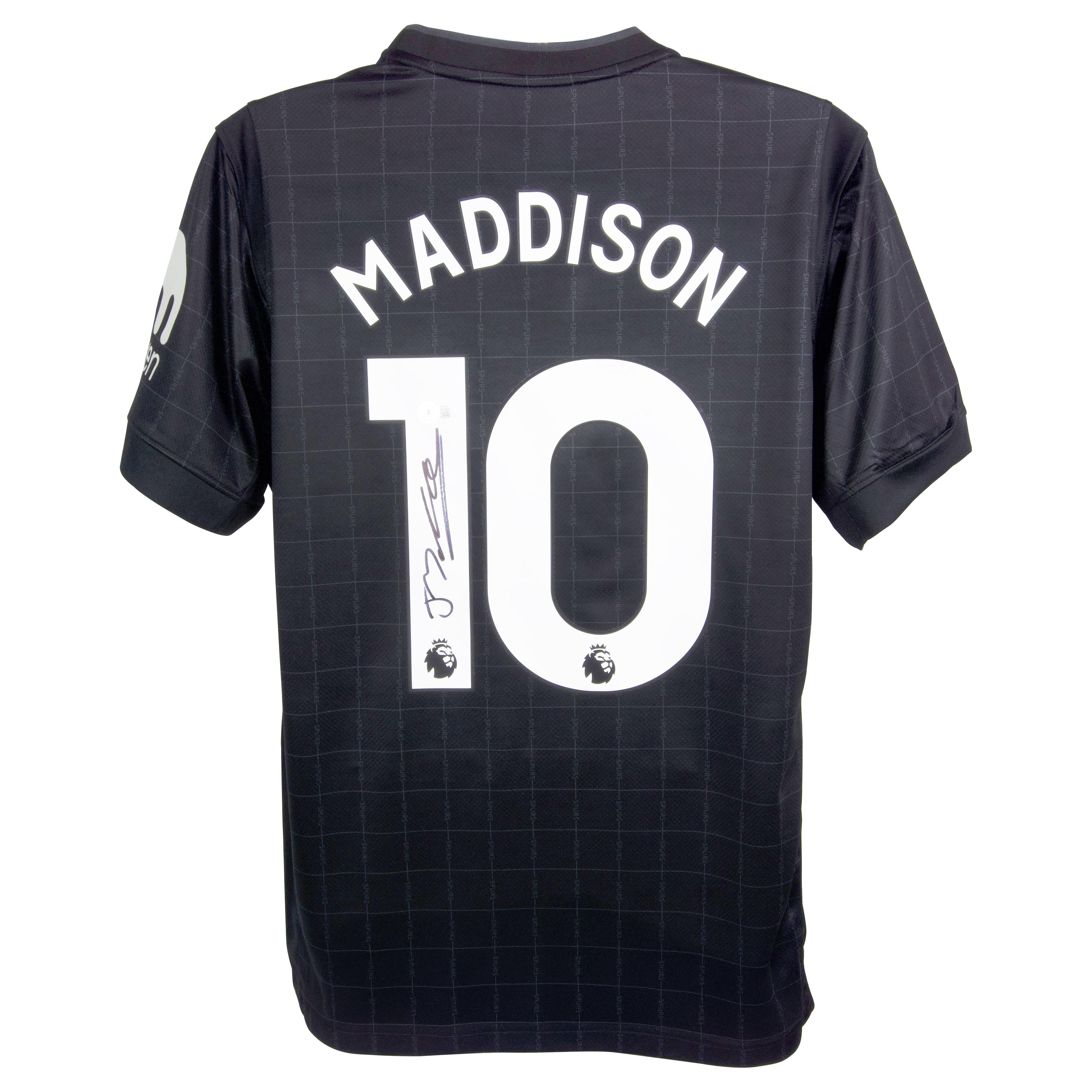 James Maddison Signed Tottenham Hotspur F.C. Nike Authentic Jersey (Beckett) at PristineAuction.com James Maddison Signed Tottenham Hotspur F.C. Nike Authentic Jersey (Beckett) at PristineAuction.com
