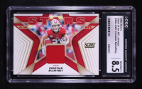 Christian McCaffrey 2025 Score Stars of the NFL Jerseys #42 (CGC 8.5) at PristineAuction.com