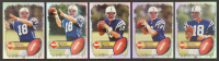 Peyton Manning 1998 Collector's Edge First Place Silver Set With (5) Cards at PristineAuction.com