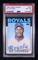 Bo Jackson 1986 Topps Traded #50T RC (PSA 8) at PristineAuction.com