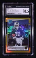 CeeDee Lamb 2020 Donruss Press Proof Gold Die-Cut #306 RR RC #07/25 (CGC 8.5) at PristineAuction.com