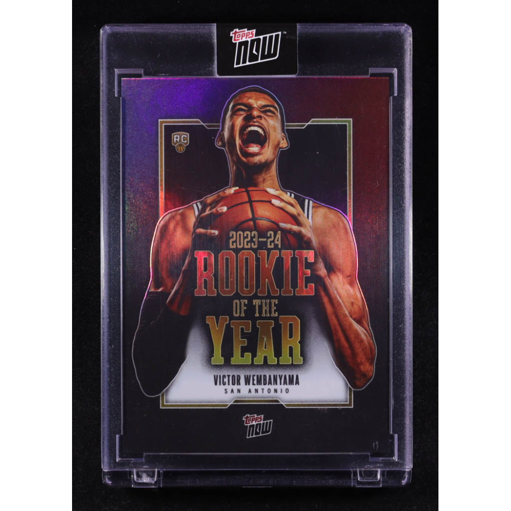 Victor Wembanyama 2023-24 Topps Now Victor Wembanyama #VW6 RC at PristineAuction.com