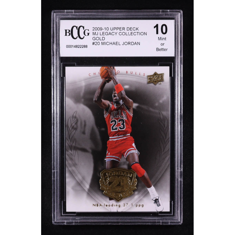 Michael Jordan 2009-10 Upper Deck Michael Jordan Legacy Collection Gold #20 (BCCG 10) at PristineAuction.com