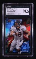 Tim Tebow 2024 Finest Blue Refractors #23 #060/200 (CGC 9.5) at PristineAuction.com