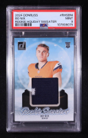 Bo Nix 2024 Panini Donruss Rookie Sweaters #RHS-BNI RC (PSA 9) at PristineAuction.com