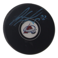 Gabriel Landeskog Signed Avalanche Logo Hockey Puck (Beckett) at PristineAuction.com