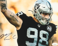 Maxx Crosby Signed Raiders 8x10 Photo (JSA) at PristineAuction.com