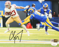 Christian McCaffrey Signed 49ers 8x10 Photo (JSA) at PristineAuction.com
