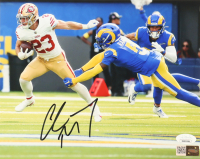 Christian McCaffrey Signed 49ers 8x10 Photo (JSA) at PristineAuction.com