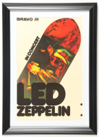 1973 Led Zeppelin Custom Framed Concert Poster at PristineAuction.com
