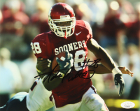 Adrian Peterson Signed Oklahoma Sooners 8x10 Photo (JSA) at PristineAuction.com