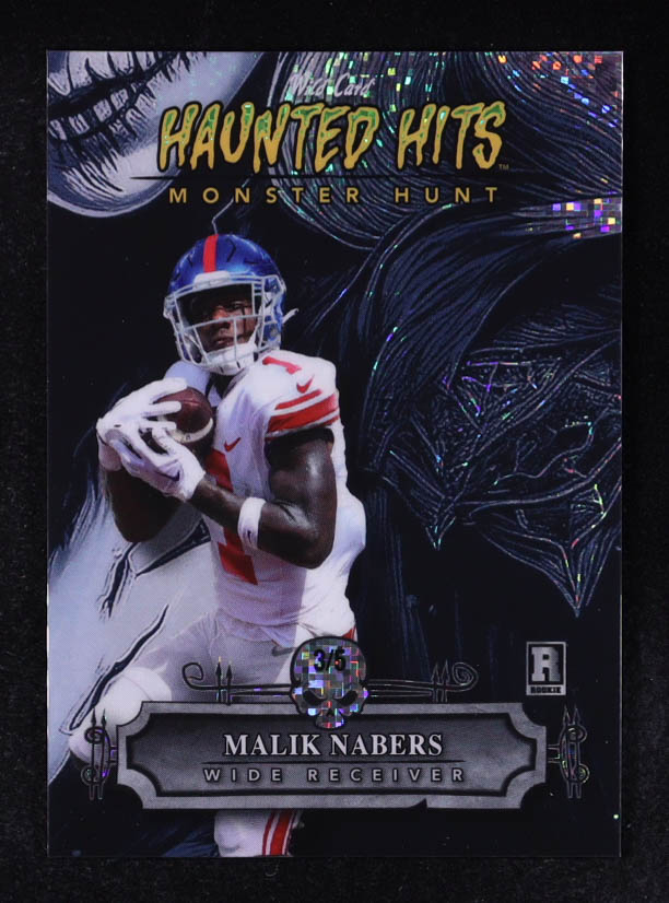 Malik Nabers 2024 Wild Card Haunted Hits Monster Hunt Sparkle Witch #MN #3/5 RC at PristineAuction.com Malik Nabers 2024 Wild Card Haunted Hits Monster Hunt Sparkle Witch #MN #3/5 RC at PristineAuction.com