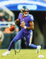 Lamar Jackson Signed Ravens 8x10 Photo (JSA) at PristineAuction.com