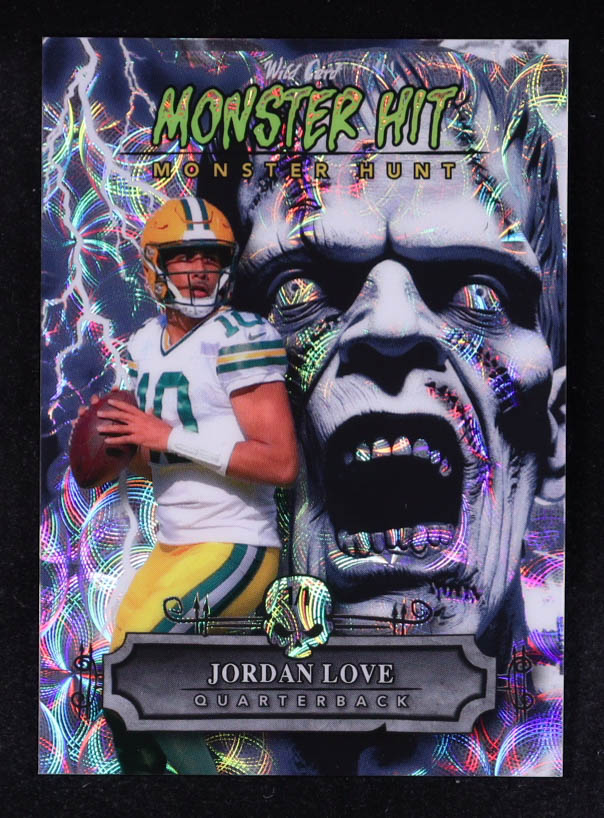 Jordan Love 2024 Wild Card Haunted Hit Monster Hunt Kaleidoscope Frankenstein #JL #1/1 at PristineAuction.com Jordan Love 2024 Wild Card Haunted Hit Monster Hunt Kaleidoscope Frankenstein #JL #1/1 at PristineAuction.com