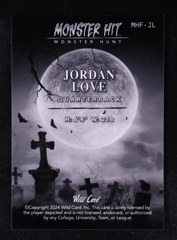 Jordan Love 2024 Wild Card Haunted Hit Monster Hunt Kaleidoscope Frankenstein #JL #1/1 at PristineAuction.com Jordan Love 2024 Wild Card Haunted Hit Monster Hunt Kaleidoscope Frankenstein #JL #1/1 at PristineAuction.com