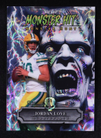 Jordan Love 2024 Wild Card Haunted Hit Monster Hunt Kaleidoscope Frankenstein #JL #1/1 at PristineAuction.com