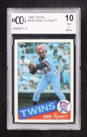 Kirby Puckett 1985 Topps #536 RC (BCCG 10) at PristineAuction.com