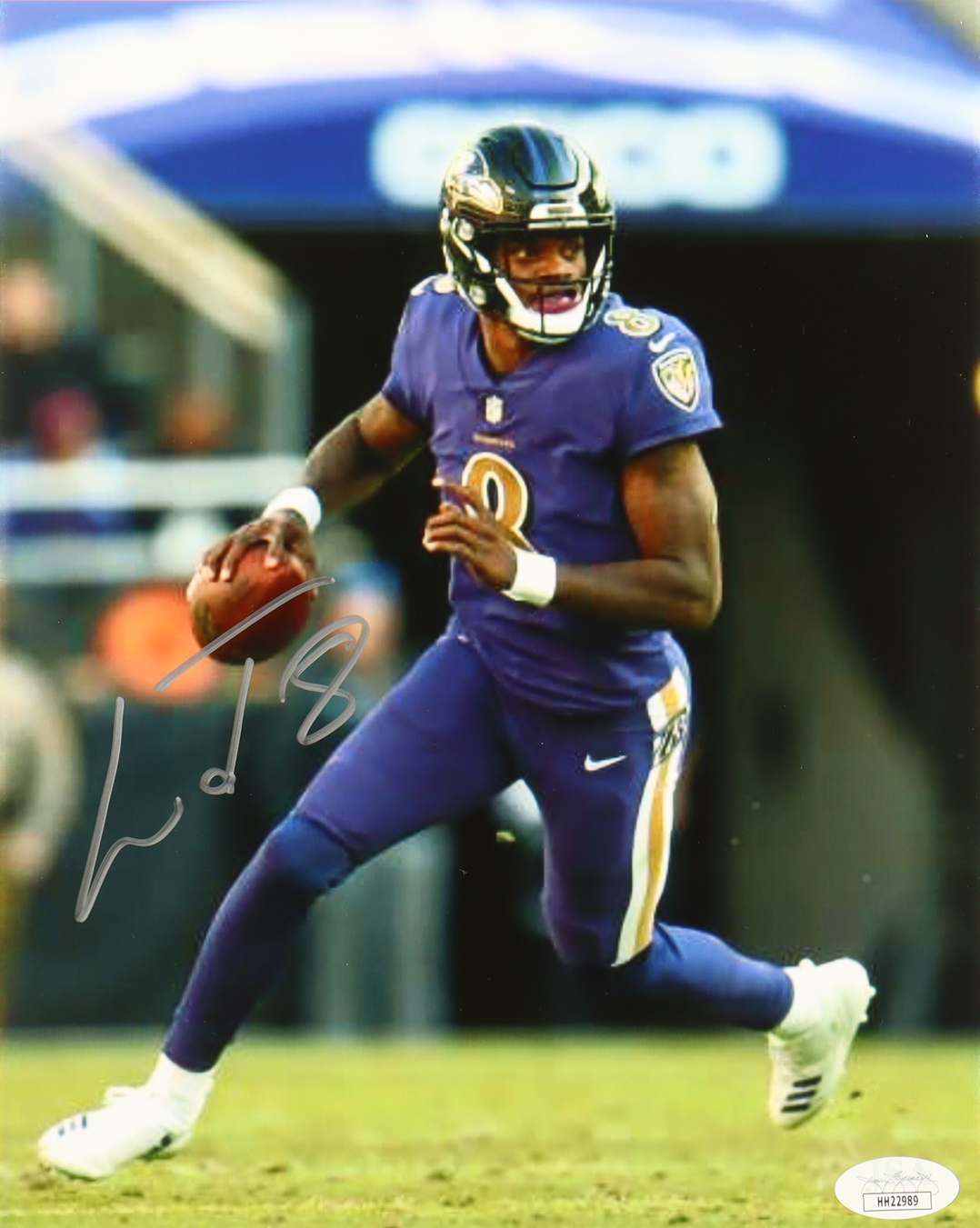 Lamar Jackson Signed Ravens 8x10 Photo (JSA) at PristineAuction.com Lamar Jackson Signed Ravens 8x10 Photo (JSA) at PristineAuction.com