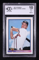 Chipper Jones 1991 Bowman #569 RC (BCCG 10) at PristineAuction.com