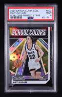 Caitlin Clark 2024 Panini Caitlin Clark Collection Contenders School Colors Pointed Stars #SC2 #295/299 RC (PSA 9) at PristineAuction.com