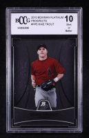 Mike Trout 2010 Bowman Platinum Prospects #PP5 RC (BCCG 10) at PristineAuction.com