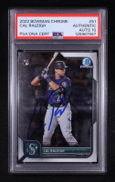 Cal Raleigh Signed 2022 Bowman Chrome #51 RC (PSA | Auto 10) at PristineAuction.com