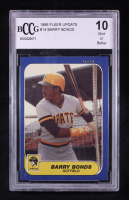 Barry Bonds 1986 Fleer Update #U14 RC (BCCG 10) at PristineAuction.com