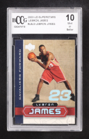 LeBron James 2003 Upper Deck Superstars LeBron James #LBJ3 RC (BCCG 10) at PristineAuction.com