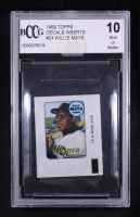 Willie Mays 1969 Topps Decals #24 (BCCG 10) at PristineAuction.com