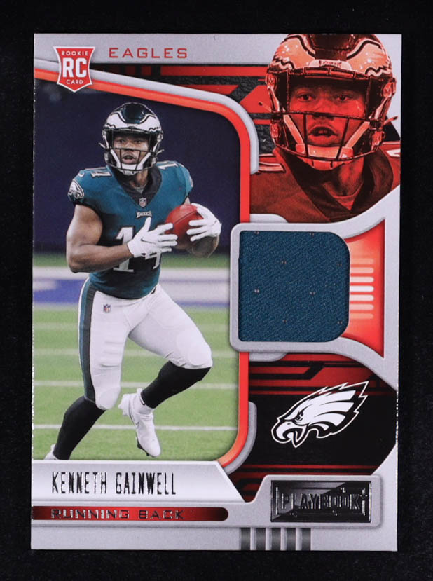 Kenneth Gainwell 2021 Panini Playbook Rookie Materials #23 RC at PristineAuction.com Kenneth Gainwell 2021 Panini Playbook Rookie Materials #23 RC at PristineAuction.com