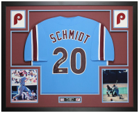 Mike Schmidt Signed Custom Framed Jersey Display (Beckett) at PristineAuction.com