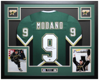 Mike Modano Signed Custom Framed Jersey Display (Beckett) at PristineAuction.com