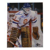 Dominik Hasek Signed Team Czech 8x10 Photo (Beckett) at PristineAuction.com