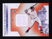 Mike Piazza 2002 E-X Behind the Numbers Game Jersey #17 Pants at PristineAuction.com