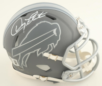 Doug Flutie Signed Bills Slate Alternate Speed Mini Helmet (Beckett) at PristineAuction.com