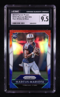 Marcus Mariota 2015 Panini Prizm Prizms Red White and Blue #264 RC (CGC 9.5) at PristineAuction.com