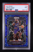 LeBron James 2022-23 Panini Prizm Prizm Blue Sparkle #134 #003/144 (PSA 9) at PristineAuction.com