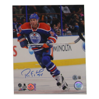 Ryan Smyth Signed Oilers 8x10 Photo (Beckett) at PristineAuction.com
