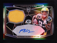 Marquez Valdes-Scantling 2018 Panini Obsidian Rookie Jersey Autographs #40 #030/100 RC at PristineAuction.com