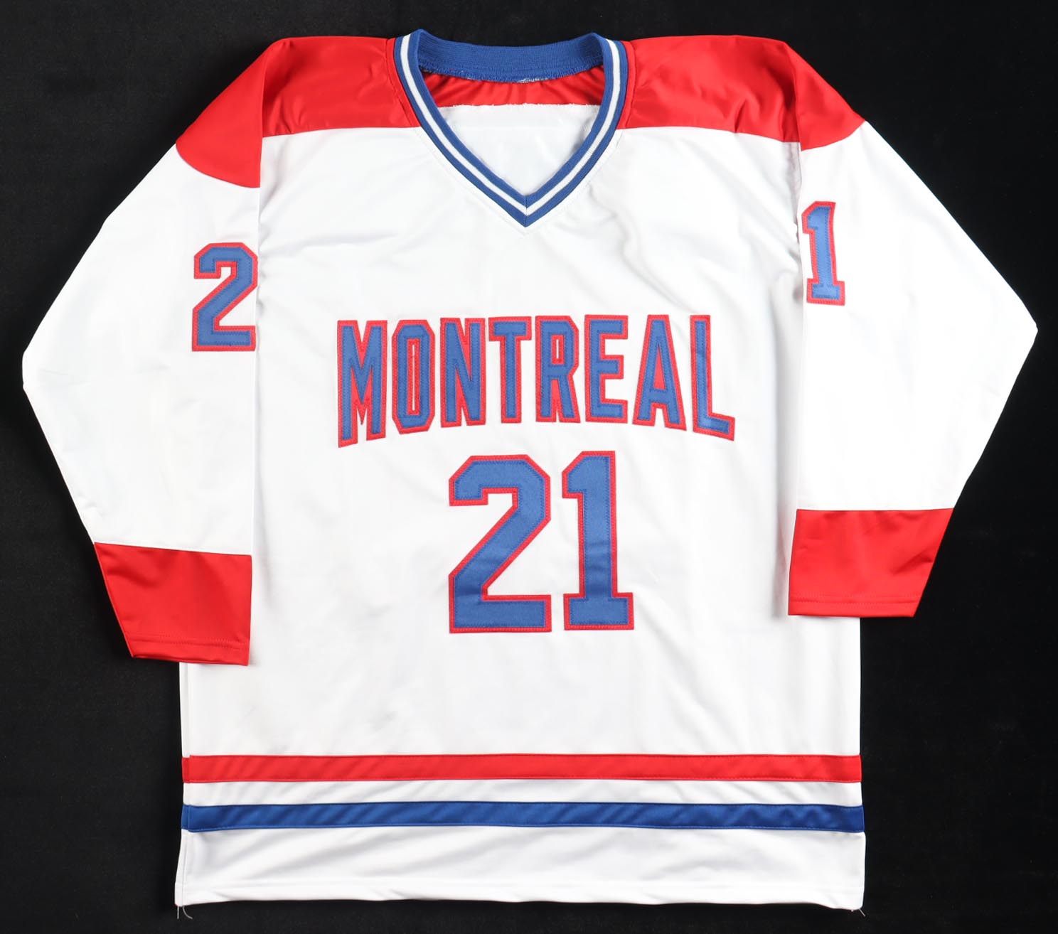 Guy Carbonneau Signed Jersey Inscribed "HOF 19" (Beckett) at PristineAuction.com Guy Carbonneau Signed Jersey Inscribed "HOF 19" (Beckett) at PristineAuction.com