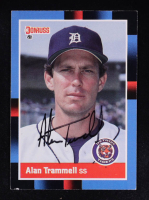 Alan Trammell Signed 1988 Donruss #230 (Beckett) at PristineAuction.com