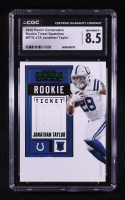 Jonathan Taylor 2020 Panini Contenders Rookie Ticket Swatches #16 RC (CGC 8.5) at PristineAuction.com