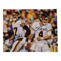 Taylor Heinicke & Terry McLaurin Signed Commanders 16x20 Photo (Beckett) at PristineAuction.com