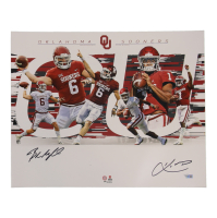 Baker Mayfield & Kyler Murray Signed Oklahoma Sooners 16x20 Photo (Fanatics) at PristineAuction.com